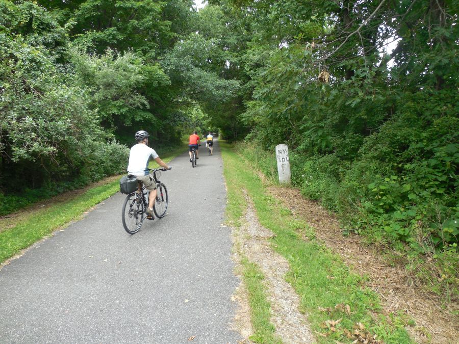 Riding the O&W Rail Trail - Gotham Bicycle Tours