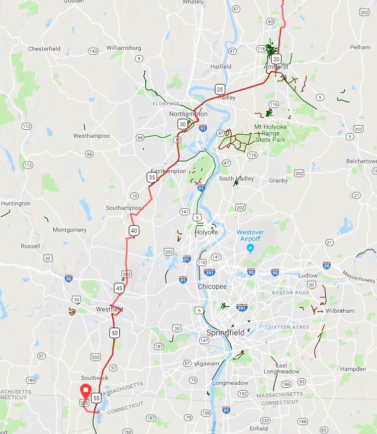 Farmington River Bike Trail Map The Farmington Canal Heritage Trail - A Car-Free Ride Across Connecticut  (And Part Of Massachusetts)