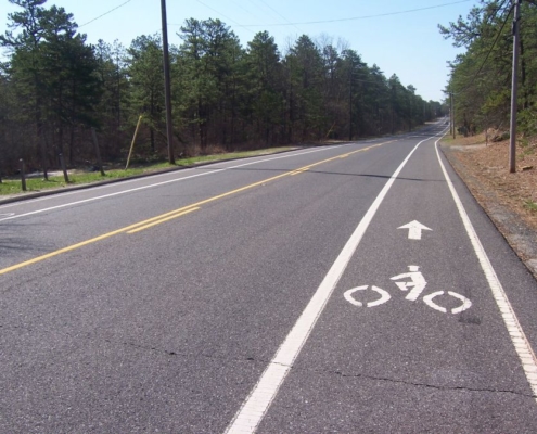 New Jersey Pinelands Bike Lane